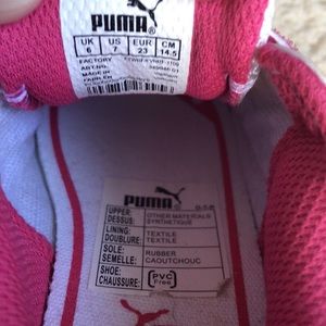 Puma Shoes - Toddler girls size 6 pink/white Puma light up Puma Shoes - Toddler girls size 6 pink/white Puma light up
